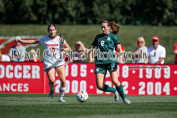 Wisconsin Badgers Women's Soccer vs Michigan State Spartans 9/28/25