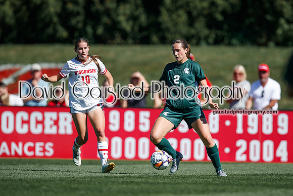 Wisconsin Badgers Women's Soccer vs Michigan State Spartans 9/28/25
