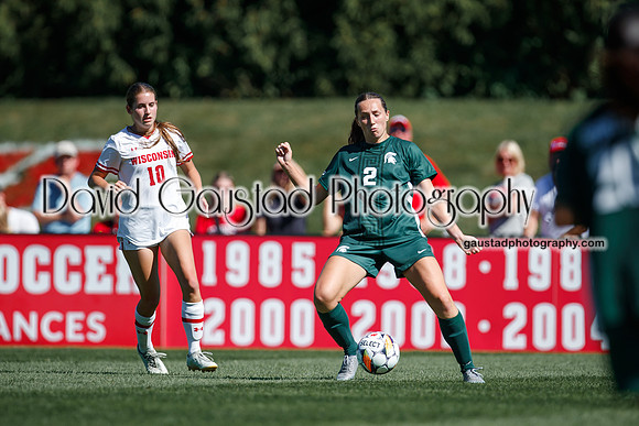 Wisconsin Badgers Women's Soccer vs Michigan State Spartans 9/28/25