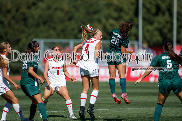 Wisconsin Badgers Women's Soccer vs Michigan State Spartans 9/28/25
