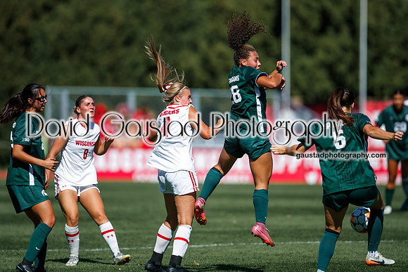 Wisconsin Badgers Women's Soccer vs Michigan State Spartans 9/28/25