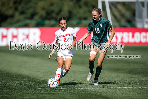 Wisconsin Badgers Women's Soccer vs Michigan State Spartans 9/28/25