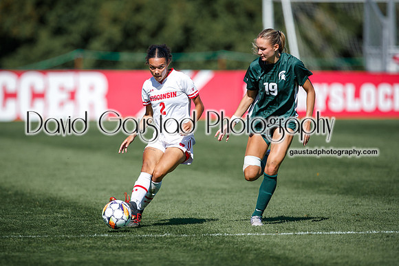 Wisconsin Badgers Women's Soccer vs Michigan State Spartans 9/28/25