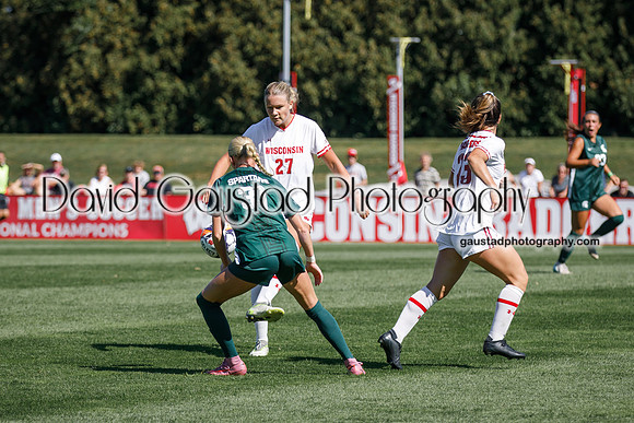 Wisconsin Badgers Women's Soccer vs Michigan State Spartans 9/28/25