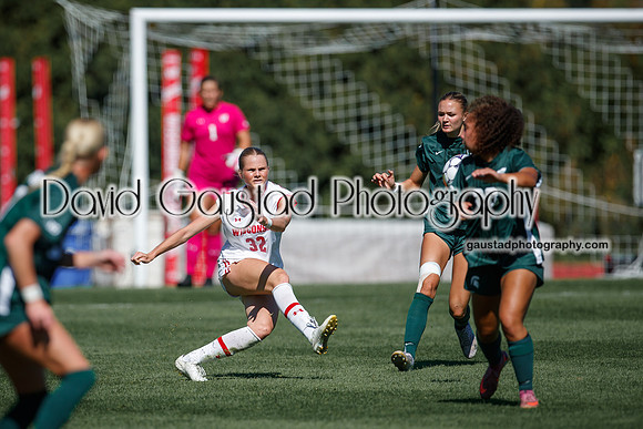 Wisconsin Badgers Women's Soccer vs Michigan State Spartans 9/28/25