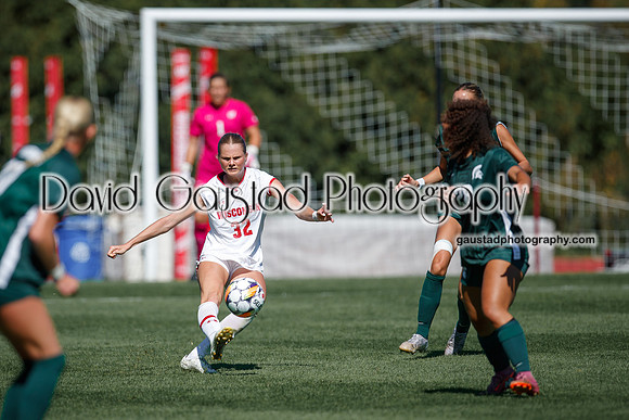 Wisconsin Badgers Women's Soccer vs Michigan State Spartans 9/28/25