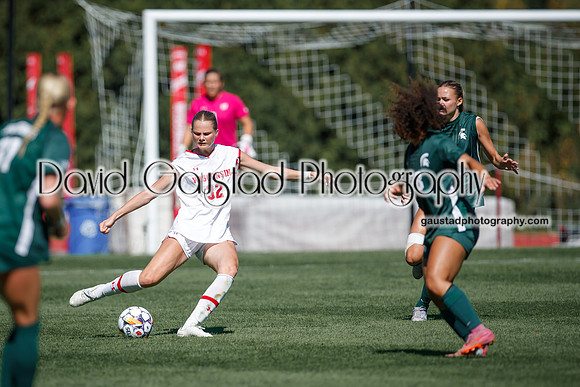 Wisconsin Badgers Women's Soccer vs Michigan State Spartans 9/28/25