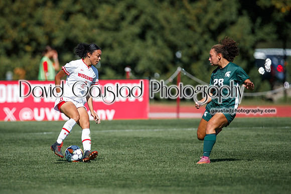 Wisconsin Badgers Women's Soccer vs Michigan State Spartans 9/28/25