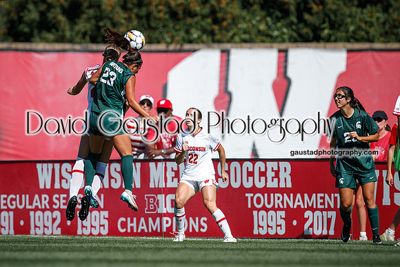 Wisconsin Badgers Women's Soccer vs Michigan State Spartans 9/28/25