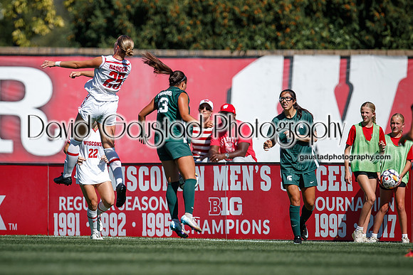 Wisconsin Badgers Women's Soccer vs Michigan State Spartans 9/28/25