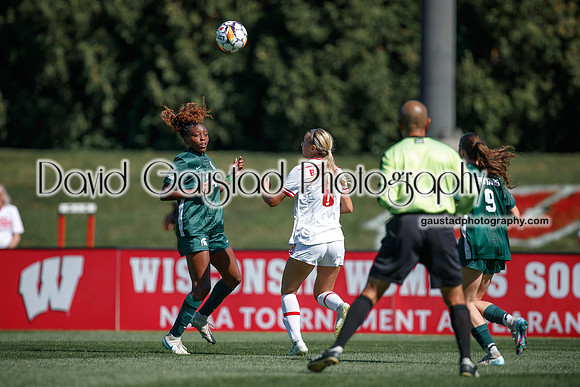 Wisconsin Badgers Women's Soccer vs Michigan State Spartans 9/28/25