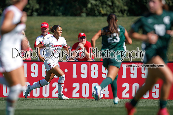 Wisconsin Badgers Women's Soccer vs Michigan State Spartans 9/28/25