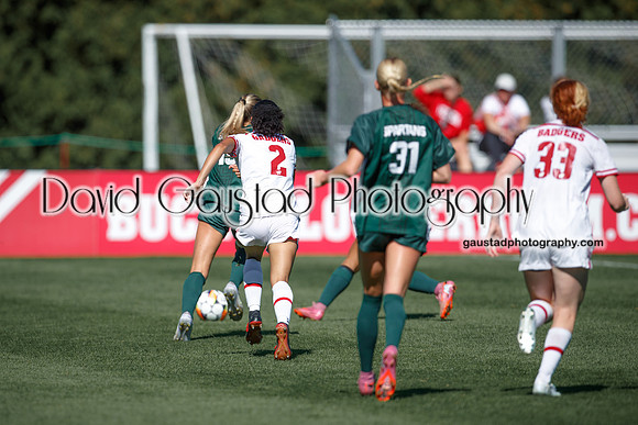 Wisconsin Badgers Women's Soccer vs Michigan State Spartans 9/28/25