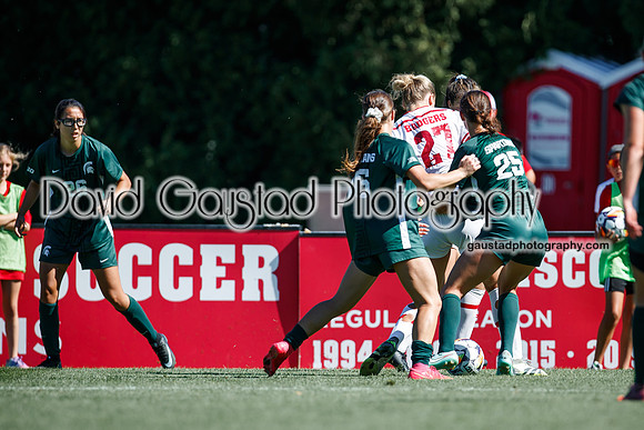Wisconsin Badgers Women's Soccer vs Michigan State Spartans 9/28/25