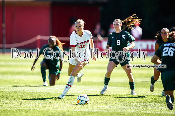 Wisconsin Badgers Women's Soccer vs Michigan State Spartans 9/28/25
