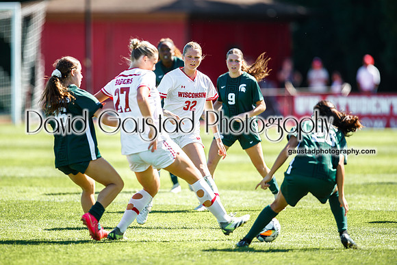Wisconsin Badgers Women's Soccer vs Michigan State Spartans 9/28/25