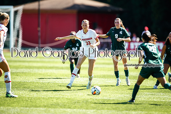 Wisconsin Badgers Women's Soccer vs Michigan State Spartans 9/28/25