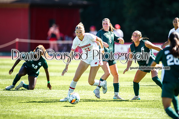 Wisconsin Badgers Women's Soccer vs Michigan State Spartans 9/28/25