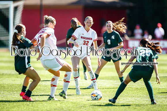 Wisconsin Badgers Women's Soccer vs Michigan State Spartans 9/28/25