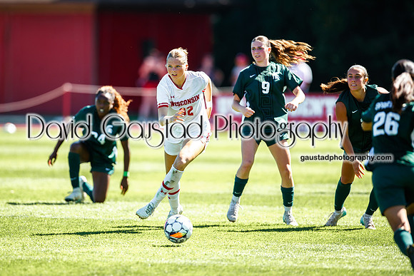 Wisconsin Badgers Women's Soccer vs Michigan State Spartans 9/28/25