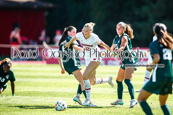 Wisconsin Badgers Women's Soccer vs Michigan State Spartans 9/28/25