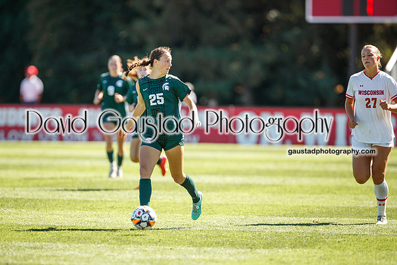 Wisconsin Badgers Women's Soccer vs Michigan State Spartans 9/28/25