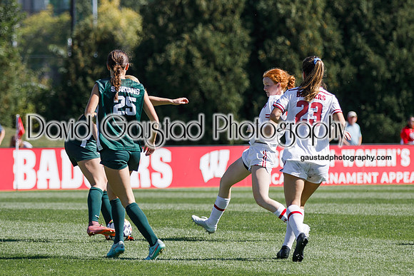 Wisconsin Badgers Women's Soccer vs Michigan State Spartans 9/28/25