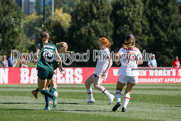 Wisconsin Badgers Women's Soccer vs Michigan State Spartans 9/28/25