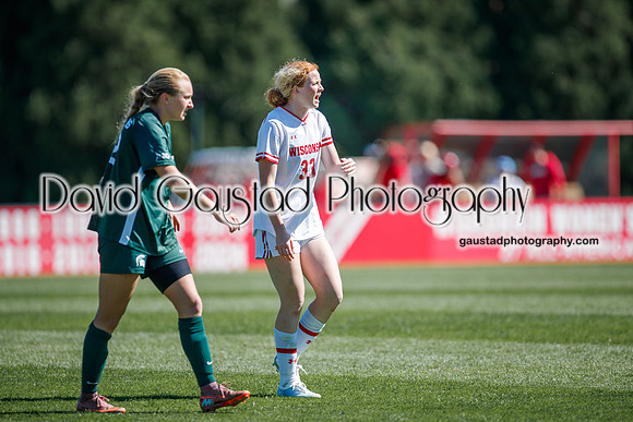 Wisconsin Badgers Women's Soccer vs Michigan State Spartans 9/28/25