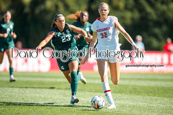 Wisconsin Badgers Women's Soccer vs Michigan State Spartans 9/28/25