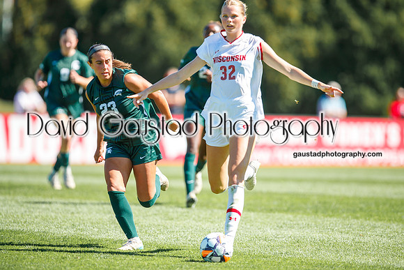 Wisconsin Badgers Women's Soccer vs Michigan State Spartans 9/28/25