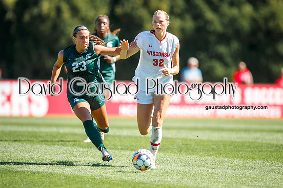 Wisconsin Badgers Women's Soccer vs Michigan State Spartans 9/28/25