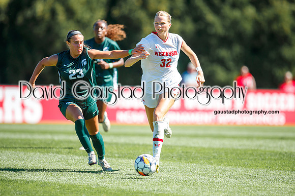 Wisconsin Badgers Women's Soccer vs Michigan State Spartans 9/28/25