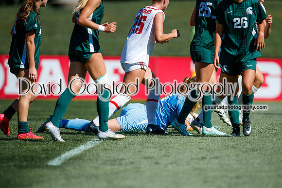 Wisconsin Badgers Women's Soccer vs Michigan State Spartans 9/28/25