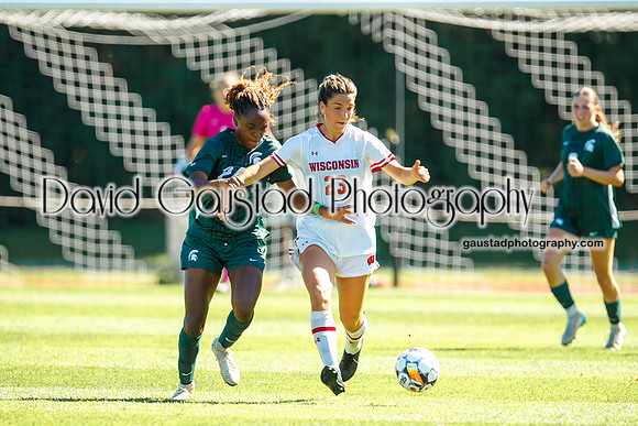 Wisconsin Badgers Women's Soccer vs Michigan State Spartans 9/28/25