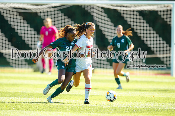 Wisconsin Badgers Women's Soccer vs Michigan State Spartans 9/28/25