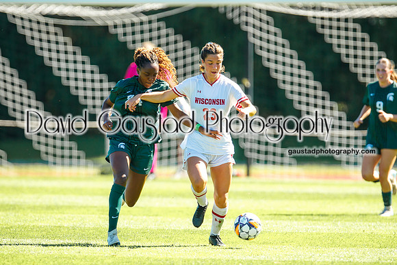 Wisconsin Badgers Women's Soccer vs Michigan State Spartans 9/28/25