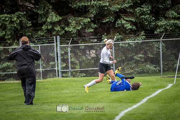 Pictures of girls DeForest JV soccer at DMB Community Bank Stadium DeForest