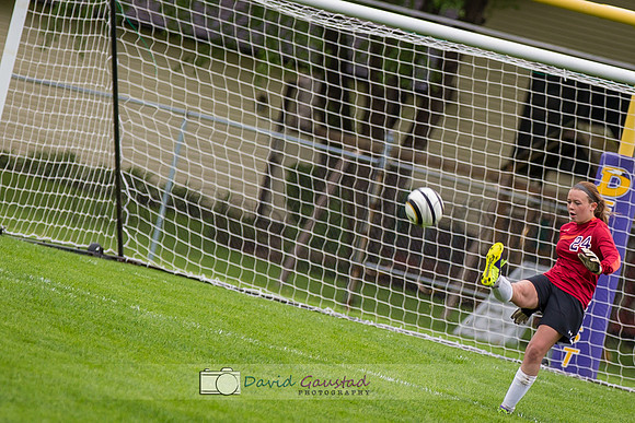 Pictures of girls DeForest JV soccer at DMB Community Bank Stadium DeForest