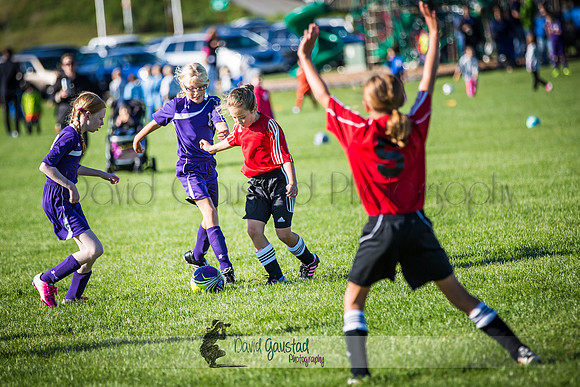 Photos from the DeForest Norski and Sauk Prairie Tornadoes U13 girls soccer game on September 19 2015 at Linde field DeForest