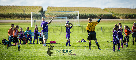 Photos from the DeForest Norski and Sauk Prairie Tornadoes U13 girls soccer game on September 19 2015 at Linde field DeForest