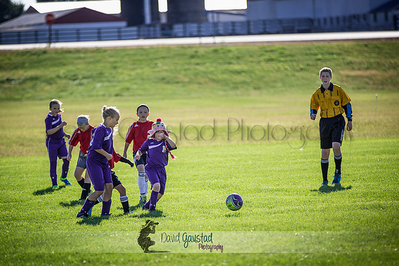 Photos from the DeForest Norski and Sauk Prairie Tornadoes U13 girls soccer game on September 19 2015 at Linde field DeForest