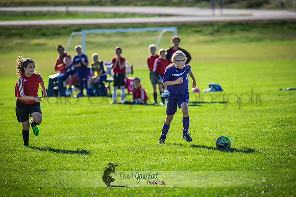 Photos from the DeForest Norski and Sauk Prairie Tornadoes U13 girls soccer game on September 19 2015 at Linde field DeForest