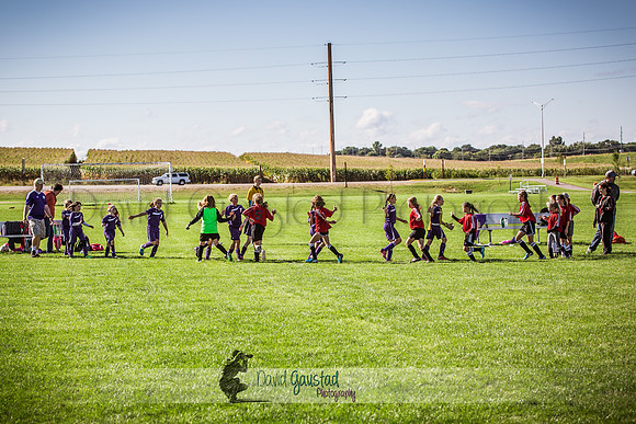 Photos from the DeForest Norski and Sauk Prairie Tornadoes U13 girls soccer game on September 19 2015 at Linde field DeForest