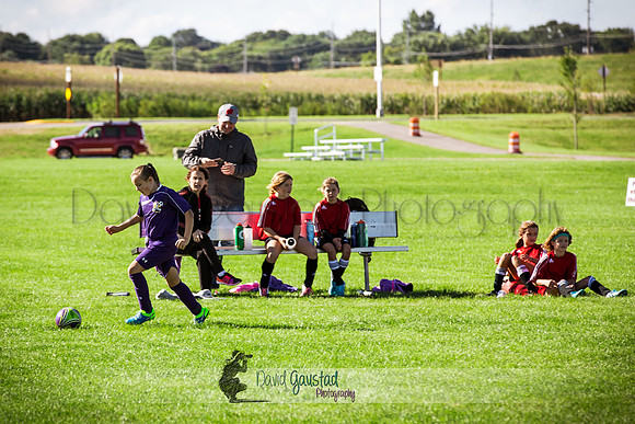 Photos from the DeForest Norski and Sauk Prairie Tornadoes U13 girls soccer game on September 19 2015 at Linde field DeForest