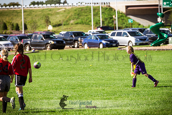 Photos from the DeForest Norski and Sauk Prairie Tornadoes U13 girls soccer game on September 19 2015 at Linde field DeForest
