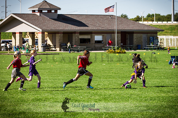 Photos from the DeForest Norski and Sauk Prairie Tornadoes U13 girls soccer game on September 19 2015 at Linde field DeForest
