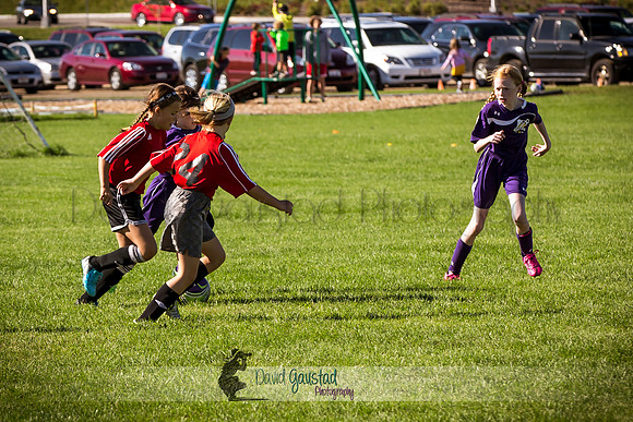 Photos from the DeForest Norski and Sauk Prairie Tornadoes U13 girls soccer game on September 19 2015 at Linde field DeForest