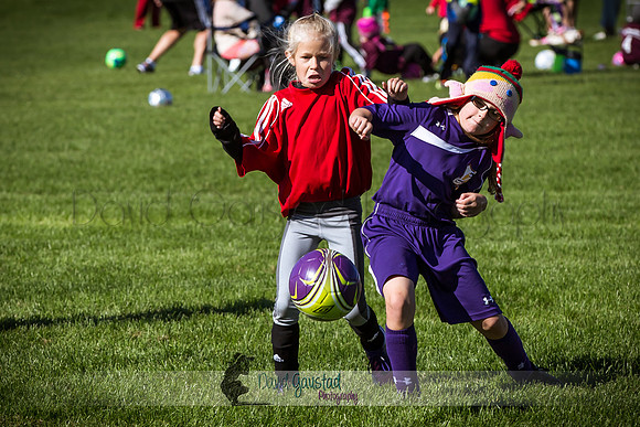 Photos from the DeForest Norski and Sauk Prairie Tornadoes U13 girls soccer game on September 19 2015 at Linde field DeForest