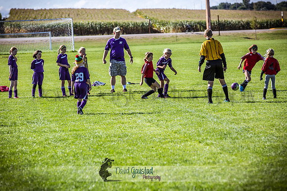 Photos from the DeForest Norski and Sauk Prairie Tornadoes U13 girls soccer game on September 19 2015 at Linde field DeForest